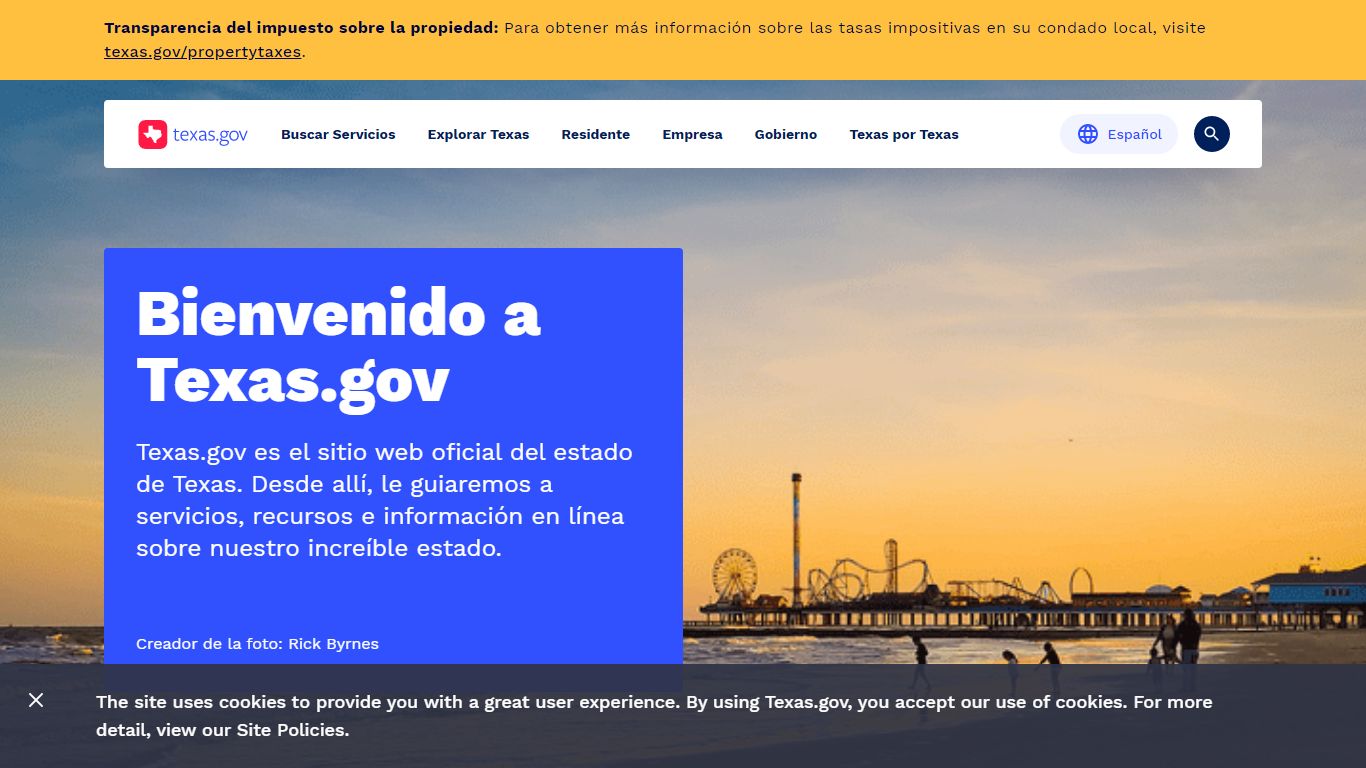 Texas.gov | El sitio web oficial del estado de Texas